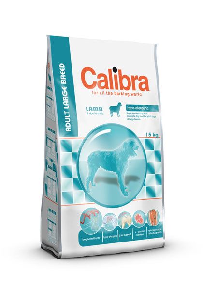 Calibra dog ADULT Large Breed Lamb & Rice NOVIKO a.s.