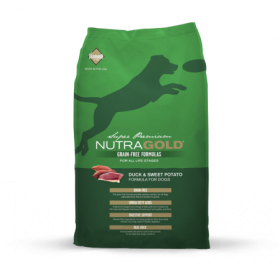 Nutra Gold Grain Free Duck & Sweet Potato | NG Duck&Sweet Potato 2,25kg, NG Duck&Sweet Potato 13,6kg, DVOJBALENÍ NG Duck&Sweet Potato 13,6kg