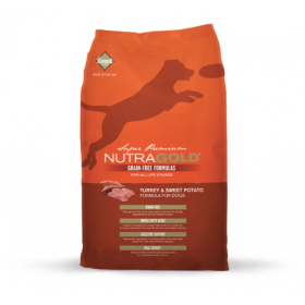 Nutra Gold Grain Free Turkey & Sweet Potato | NG Turkey&Sweet Potato GRAIN FREE 2,25kg, NG Turkey&Sweet Potato GRAIN FREE 13,6kg, DVOJBALENÍ NG Turkey&Sweet Potato 13,6kg